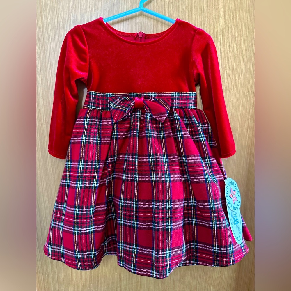 New Swea Pea & Lilli The Heirloom Collection Holiday Dress 12-18M